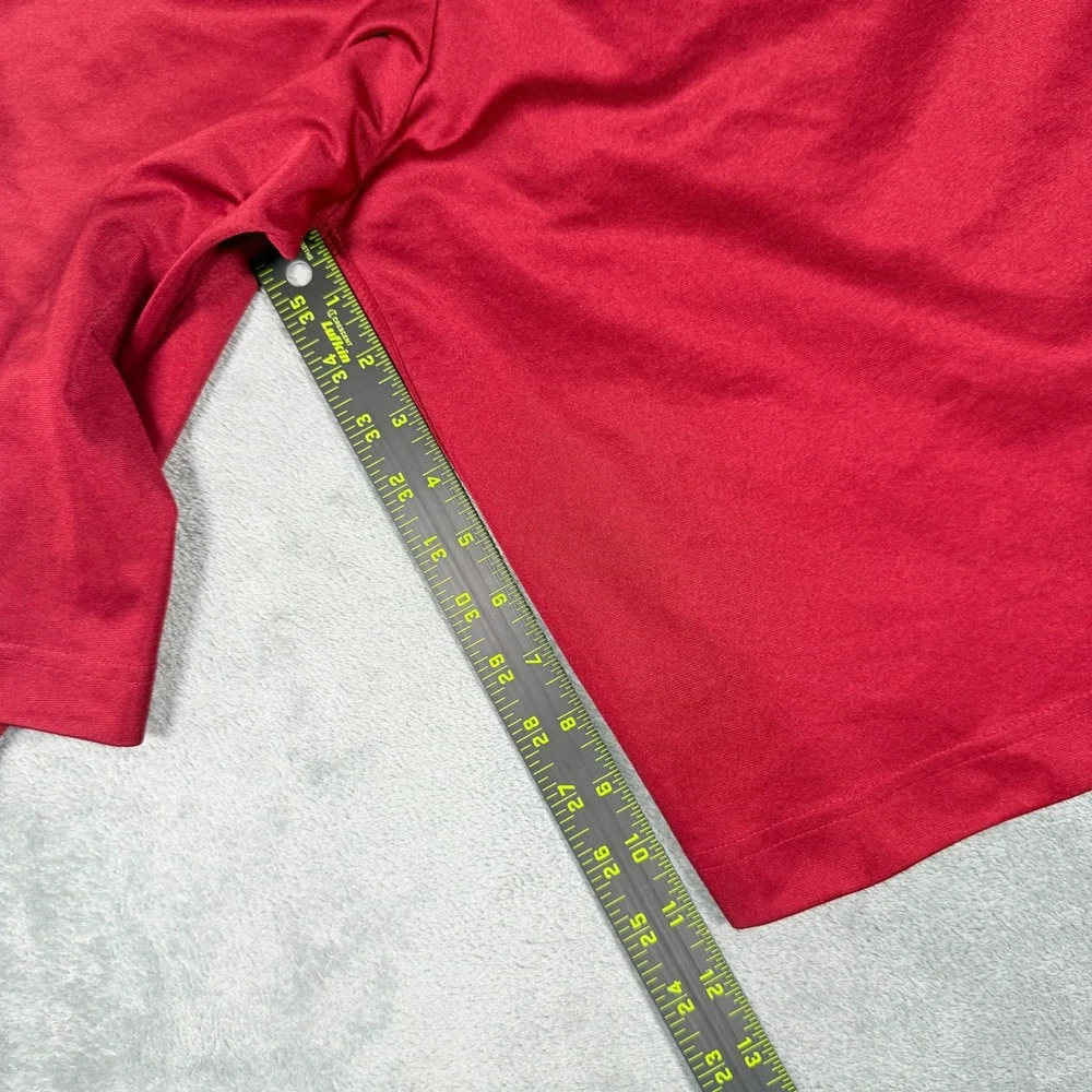 Jordan Mens Large Athletic Shorts Red Black White Colorblock